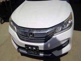 2016 HONDA ACCORD, WHITE, LX MODEL, 2.4L, AT,  A26269